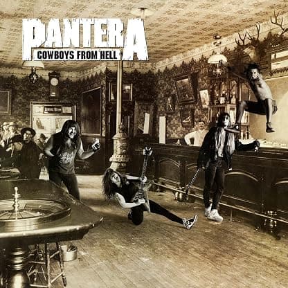 Cowboys From Hell por Pantera — capa do álbum