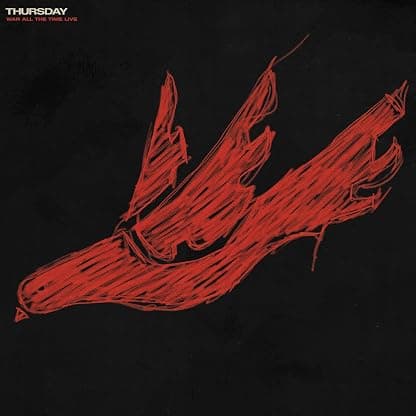 - War All The Time Limited Edition First Pressing /200 Eclipse Red in Black por Thursday — capa do álbum