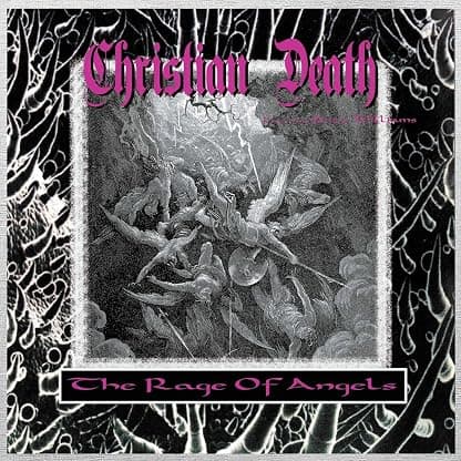 The Rage Of Angels - Purple/black Splatter por Christian Death — capa do álbum