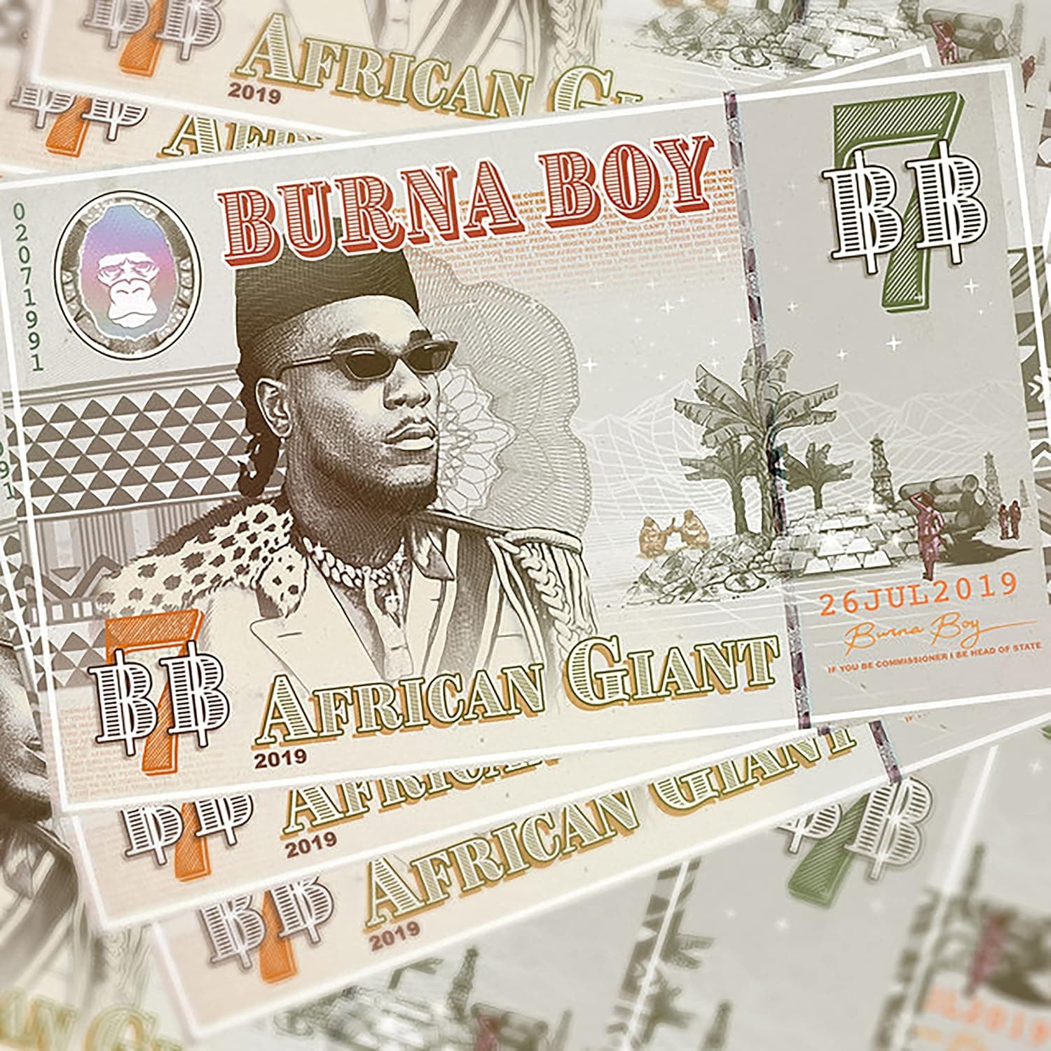 BURNA BOY - AFRICAN GIANT por Burna Boy — capa do álbum