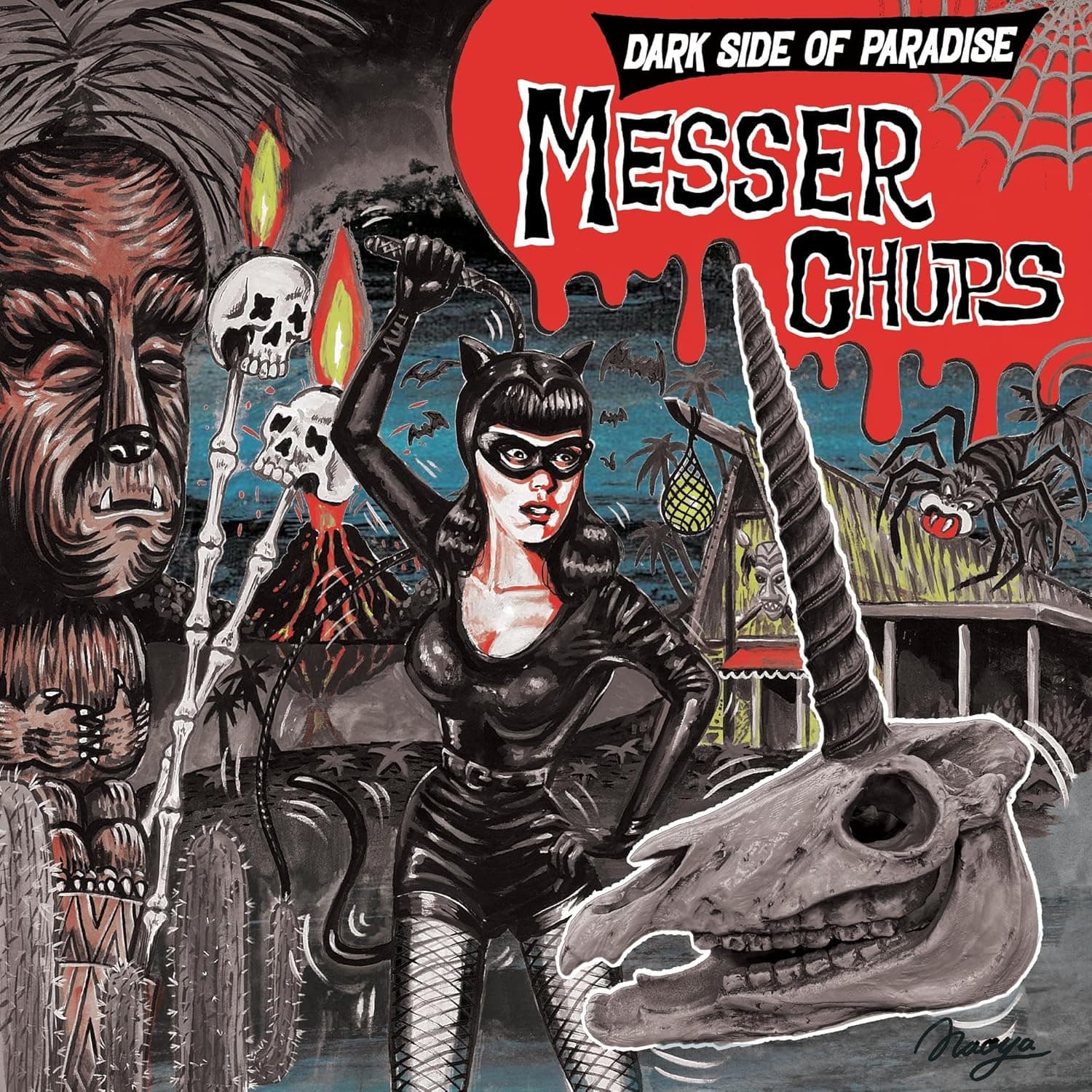 Dark Side of Paradise por Messer Chups — capa do álbum