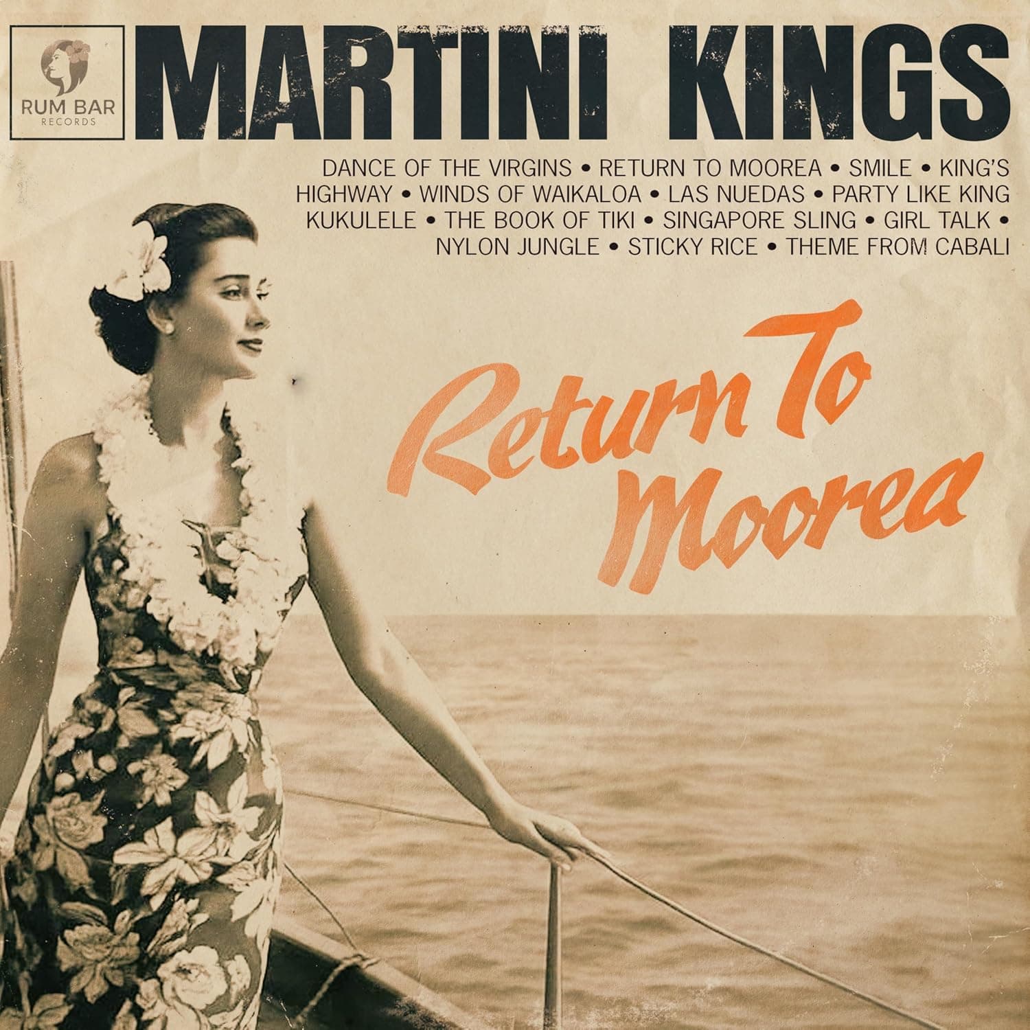 MARTINI KINGS - RETURN TO MOOREA por Martini Kings — capa do álbum