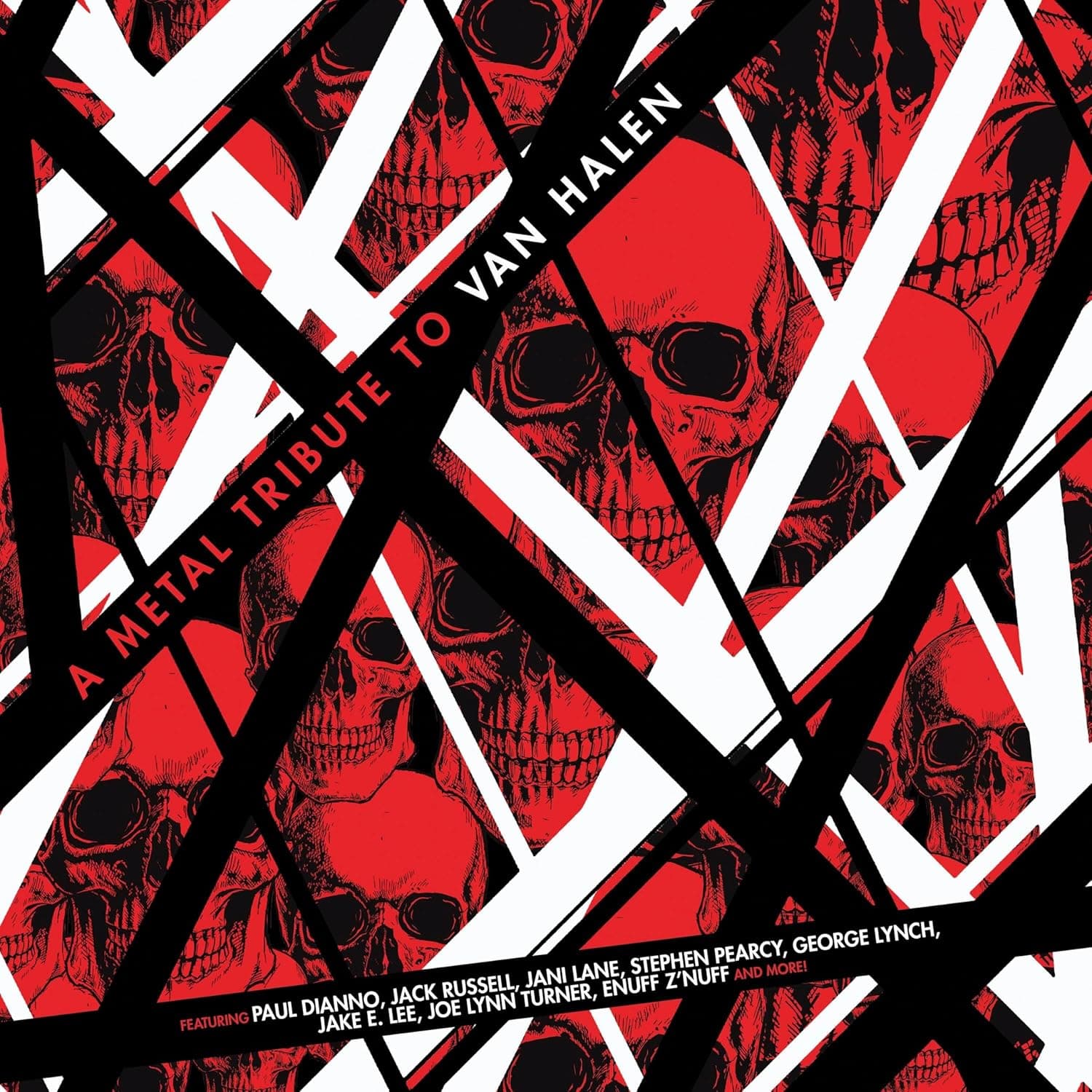 A Metal Tribute To Van Halen (Various Artists) (Colored Vinyl, Red, White, Black, Limited Edition) por CD de áudio — capa do álbum