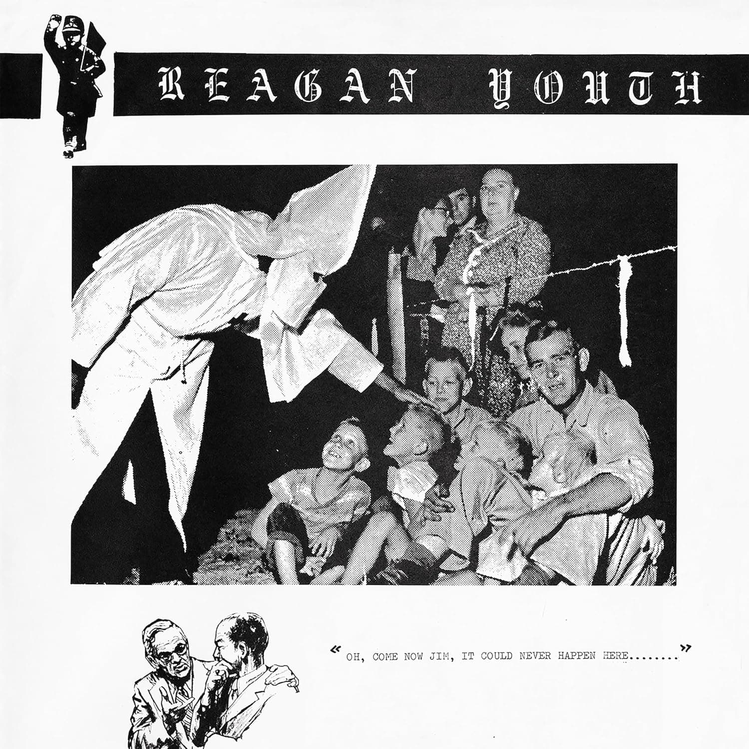 YOUTH ANTHEMS FOR THE NEW ORDER (BLACK/WHITE VINYL) por Reagan Youth — capa do álbum