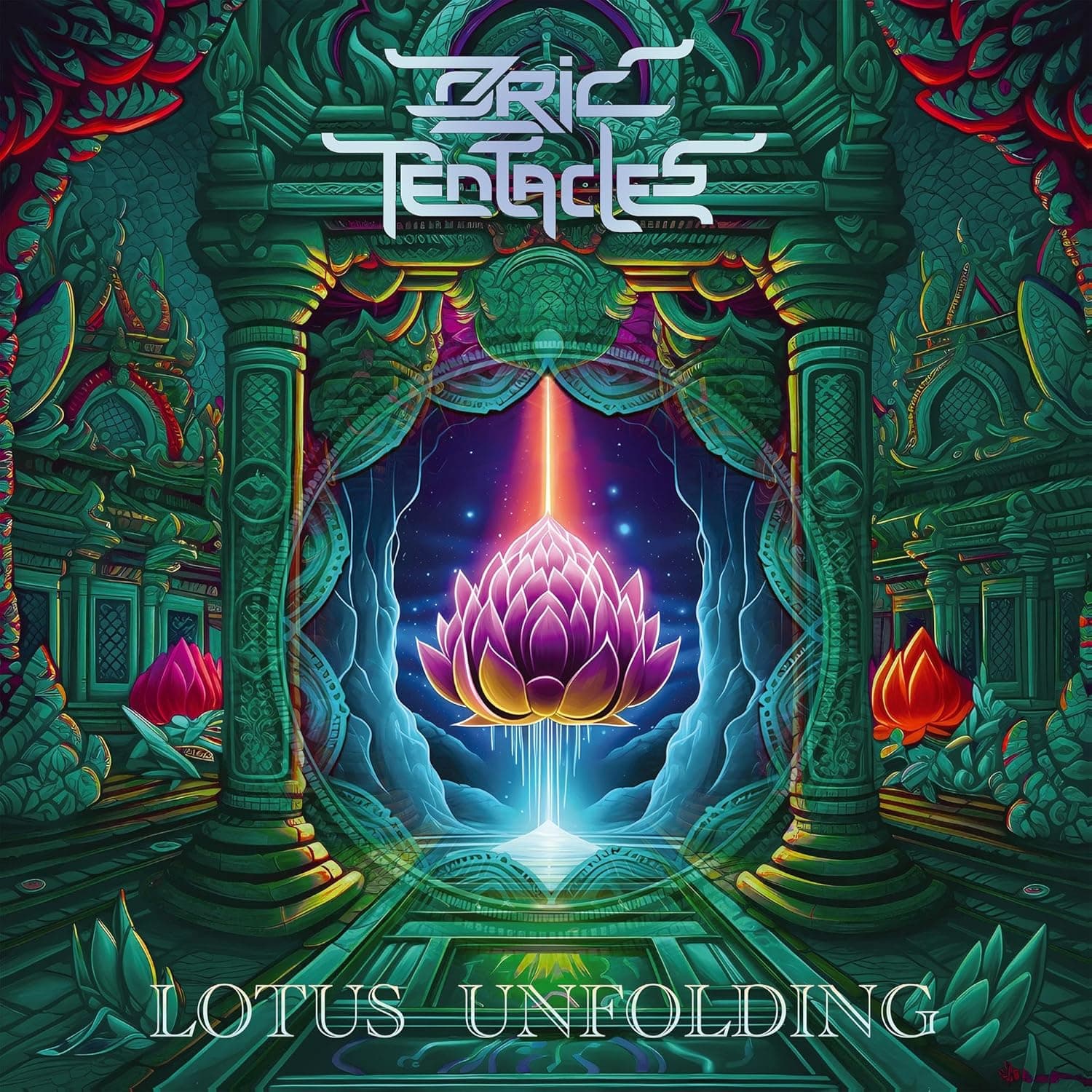 Lotus Unfolding por Ozric Tentacles — capa do álbum