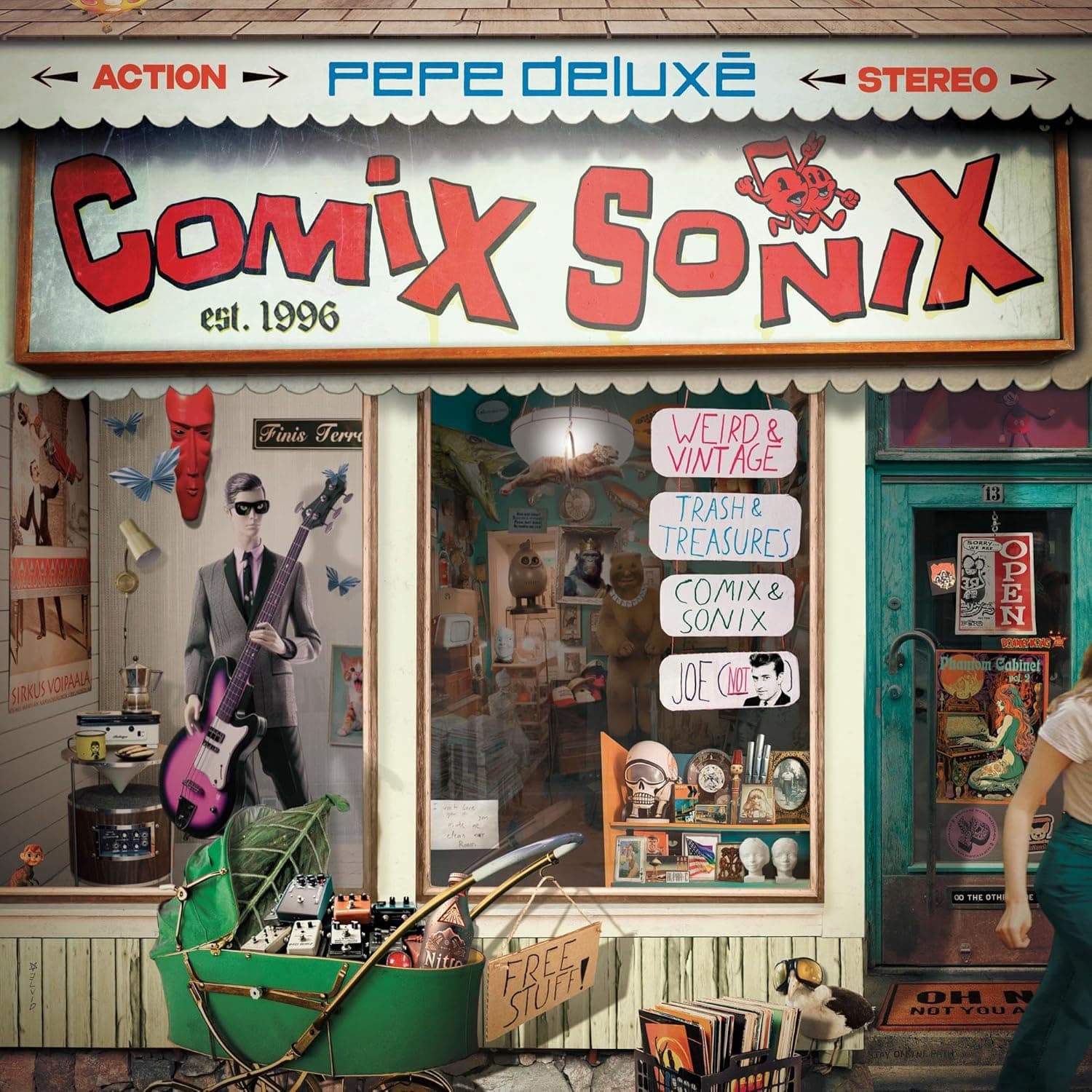 Comix Sonix por Pepe Deluxé — capa do álbum