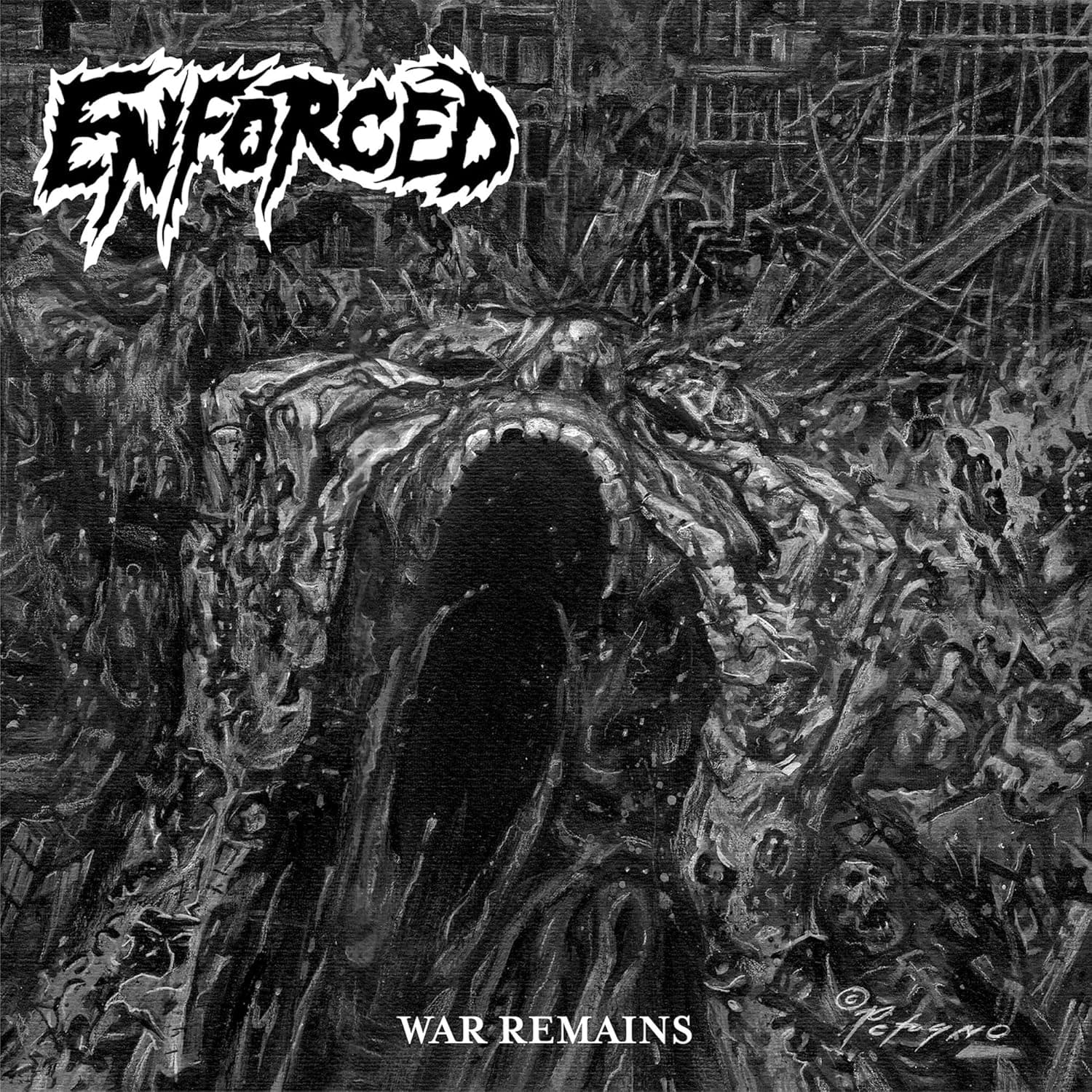 WAR REMAINS (BLUE VINYL) por Enforced — capa do álbum