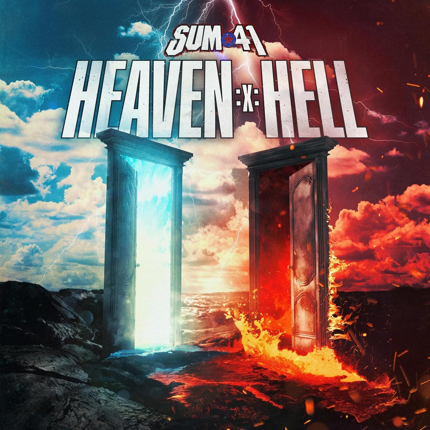 HEAVEN :X: HELL (2LP) por Sum 41 — capa do álbum
