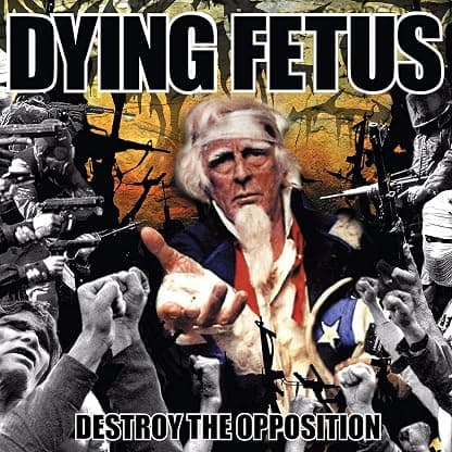 DESTROY THE OPPOSITION (BLOOD RED CLOUDY EFFECT VINYL) por Dying Fetus — capa do álbum