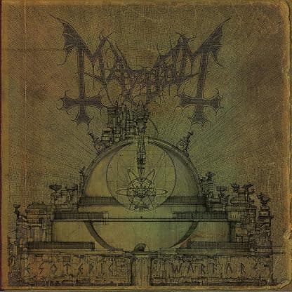 ESOTERIC WARFARE (YELLOW & WHITE MARBLED VINYL/2LP) por Mayhem — capa do álbum